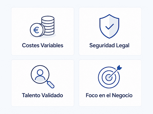 Ventajas clave de la externalización de Recursos Humanos para pymes